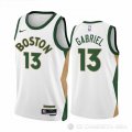 Camiseta Wenyen Gabriel #13 Bosto Celtics Ciudad 2023-24 Blanco