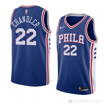 Camiseta Wilson Chandler #22 Philadelphia 76ers Icon 2018 Azul