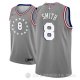 Camiseta Zhaire Smith #8 Philadelphia 76ers Ciudad 2018-19 Gris