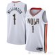 Camiseta Zion Williamson #1 New Orleans Pelicans Ciudad 2021-22 Blanco