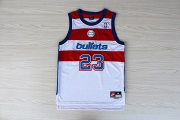 Camiseta retro Jordan #23 Washington Wizards Blanco