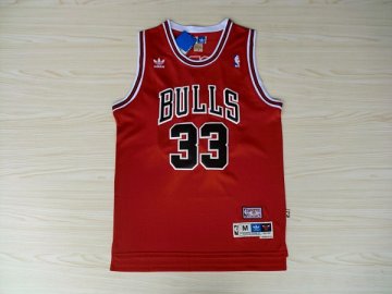 Camiseta retro Pippen #33 Chicago Bulls Rojo