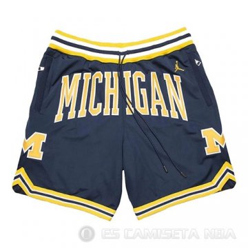 Pantalone Air Jordan Just Don NCAA Michigan Azul