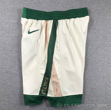 Pantalone Boston Celtics Ciudad 2023-24 Crema