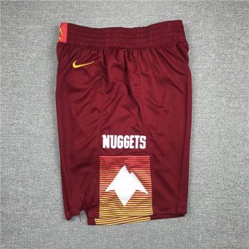 Pantalone Denver Nuggets Ciudad Edition 2020-21 Rojo