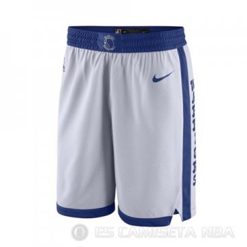 Pantalone Golden State Warriors 2017-18 Blanco