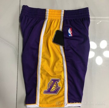 Pantalone Los Angeles Lakers Mitchell & Ness 2009-10 Violeta