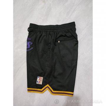 Pantalone Los Angeles Lakers Retro Just Don 2024 Negro