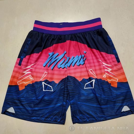 Pantalone Miami Heat Rosa Azul - Haga un click en la imagen para cerrar