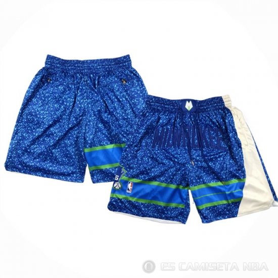 Pantalone Milwaukee Bucks Ciudad Just Don 2023-24 Azul - Haga un click en la imagen para cerrar