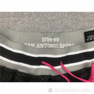 Pantalone San Antonio Spurs Just Don 1998-99 Negro