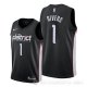 Camiseta Austin Rivers #1 Washington Wizards Ciudad Edition Negro