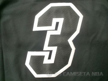 Camiseta Back to Wade #3 Miami Heat Negro