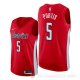 Camiseta Bobby Portis #5 Washington Wizards Earned Rojo
