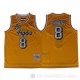 Camiseta Bryant #8 Los Angeles Lakers Amarillo