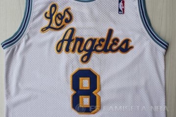Camiseta Bryant #8 Los Angeles Lakers Retro Blanco