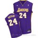 Camiseta Bryant #24 Los Angeles Lakers Violeta