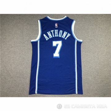 Camiseta Carmelo Anthony NO 7 Los Angeles Lakers Classic 2021 Azul