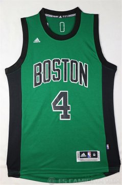 Camiseta Thomas #4 Boston Celtics Borde DE Color Verde Oscuro