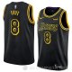 Camiseta Channing Frye #8 Los Angeles Lakers Ciudad 2018 Negro