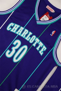 Camiseta Curry #30 Charlotte Hornets Purpura