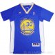 Camiseta Curry #30 Golden State Warriors Autentico Manga Corta Azul