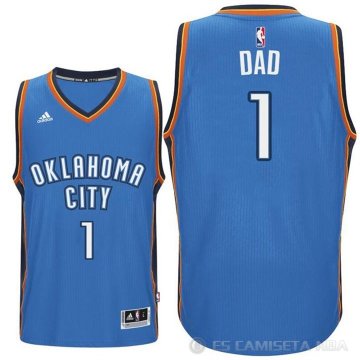 Camiseta Dad #1 Oklahoma City Thunder Dia del Padre Azul