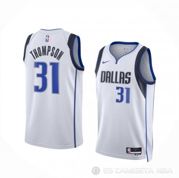 Camiseta David Thompson #31 Dallas Mavericks Association 2023-2024 Blanco