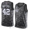 Camiseta Davis Bertans #42 San Antonio Spurs Ciudad 2018 Gris