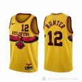 Camiseta De'Andre Hunter NO 12 Atlanta Hawks Ciudad 2021-22 Amarillo