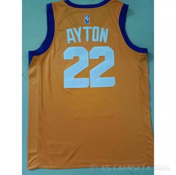 Camiseta Deandre Ayton NO 22 Phoenix Suns Statement 2021 Naranja