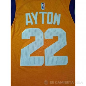 Camiseta Deandre Ayton NO 22 Phoenix Suns Statement 2021 Naranja