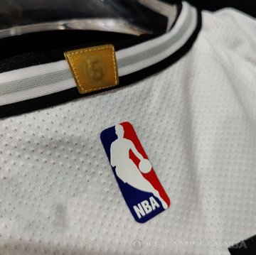 Camiseta Dejounte Murray #5 San Antonio Spurs Association Autentico Blanco