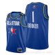 Camiseta Devin Booker #1 All Star 2020 Phoenix Suns Azul