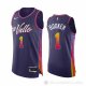 Camiseta Devin Booker #1 Phoenix Suns Ciudad Autentico 2023-24 Violeta