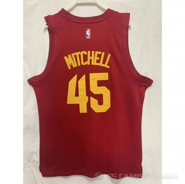 Camiseta Donovan Mitchell #45 Cleveland Cavaliers Icon 2022-23 Rojo