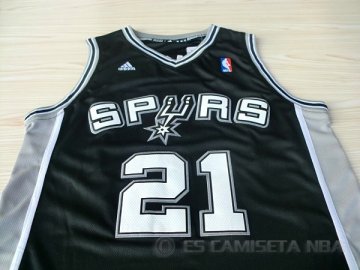Camiseta Duncan #21 San Antonio Spurs Negro