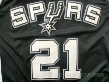 Camiseta Duncan #21 San Antonio Spurs Negro