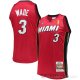Camiseta Dwyane Wade #3 Miami Heat Mitchell & Ness 2005-06 Autentico Rojo