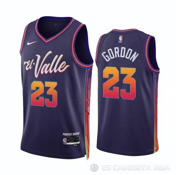 Camiseta Eric Gordon #23 Phoenix Suns Ciudad 2023-24 Violeta