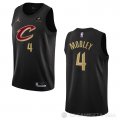 Camiseta Evan Mobley #4 Cleveland Cavaliers Statement 2022-23 Negro