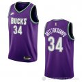 Camiseta Giannis Antetokounmpo #34 Milwaukee Bucks Classic 2022-23 Violeta
