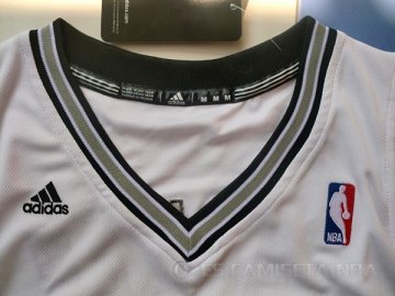 Camiseta Ginobili #20 San Antonio Spurs Blanco