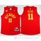 Camiseta Hickory Ellis #11 Indiana Pacers Rojo