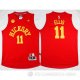 Camiseta Hickory Ellis #11 Indiana Pacers Rojo