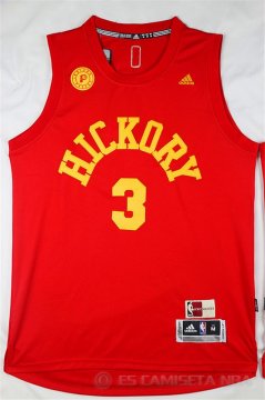 Camiseta Hickory Hill #3 Indiana Pacers Rojo