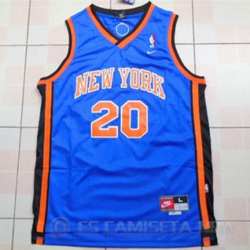 Camiseta Houston #20 New York Knicks Azul
