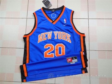 Camiseta Houston #20 New York Knicks Azul