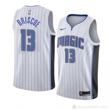 Camiseta Isaiah Briscoe #13 Orlando Magic Association 2017-18 Blanco