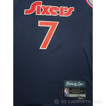 Camiseta Isaiah Joe NO 7 Philadelphia 76ers Ciudad 2021-22 Azul